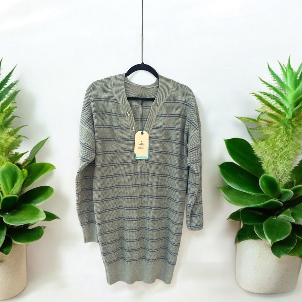 NWT Prana Milani Henley Dress Oversized Small